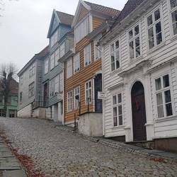 Main street of Old Bergen