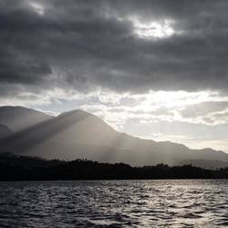 Regenstimmung auf der Rückfahrt in die Villa
