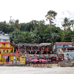 Restaurantauswahl bei White Beach