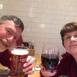 Pride and Merlot for departing travellers