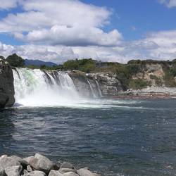 Lunch Stop at Maruia Falls