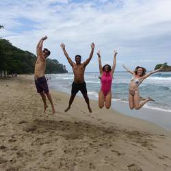 International group: Martin (England), Vishal (United States), Aina (Spain) and me