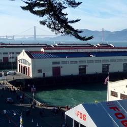 Looking down over Fort Mason.
