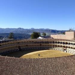 The view from our hotel balcony