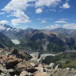Atemberaubender Blick vom Mt. Ollivier.