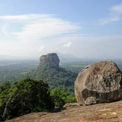 Blick auf den Lion Rock