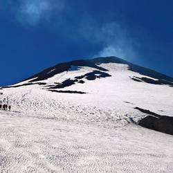 Auf dem Weg zum Krater des Villarrica