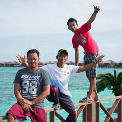 Toto, Janni and Dereck...if you are friends with these three guys EVERYTHING can be organised :-)