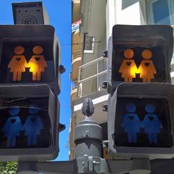 Solche Ampeln hätten wir auch gerne in Münster 😉.