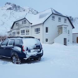 A foot of snow fell in the night but the Duster got us out okay. How annoying!