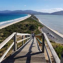 The Neck verbindet North und South Bruny Island