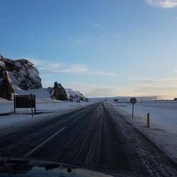Leaving Vik towards the east