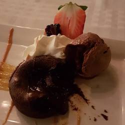 Chocolate cake for pudding