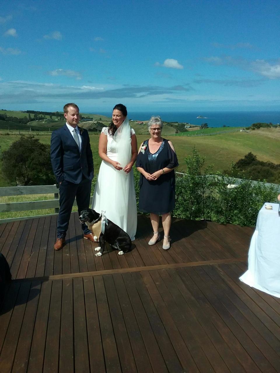 Beautiful photo of couple and Mum