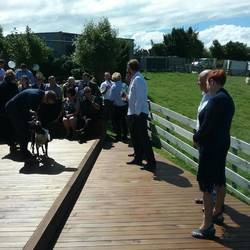 Man's best friend has to be at the wedding too!