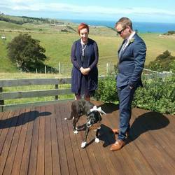 Cool dudes waiting for the bride to arrive