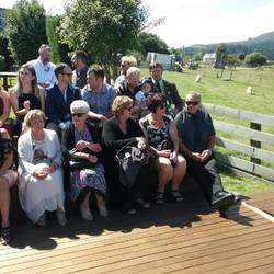 Family made sure we got front row views