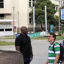 Our bodyguards.