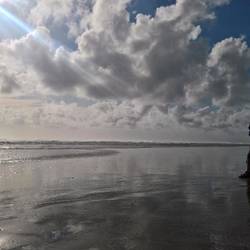Auf dem 90-Mile-Beach
