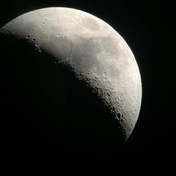 Moon from telescope