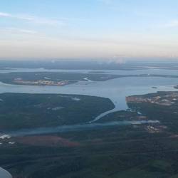 Flying out of Darwin