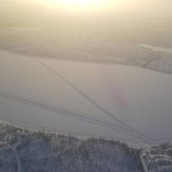 Ice roads on frozen rivers!!