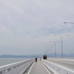 Penang à l'horizon.