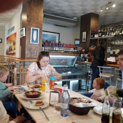 Last lunch in tapas restaurant