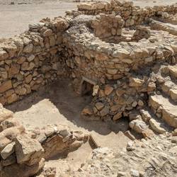 Ruins of the Essene site in Qumran
