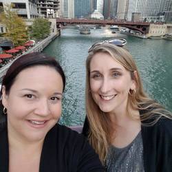 My beautiful bestie and I in chicago!