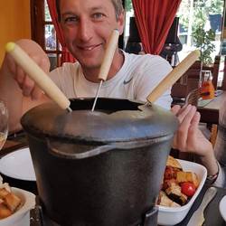 The fondue pot