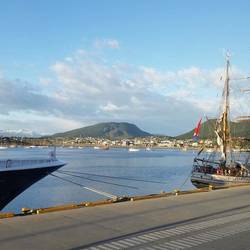 Ankunft im Hafen Ushuaia