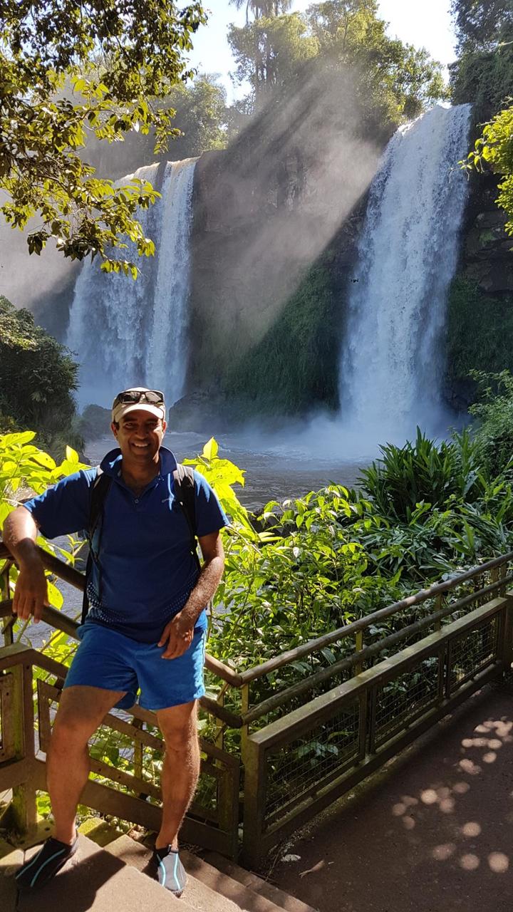 Last sight of the falls