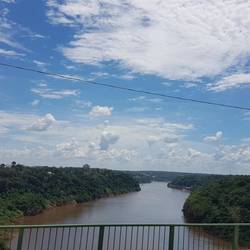 Over the international border