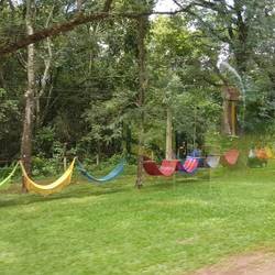 Hammocks sold along the road