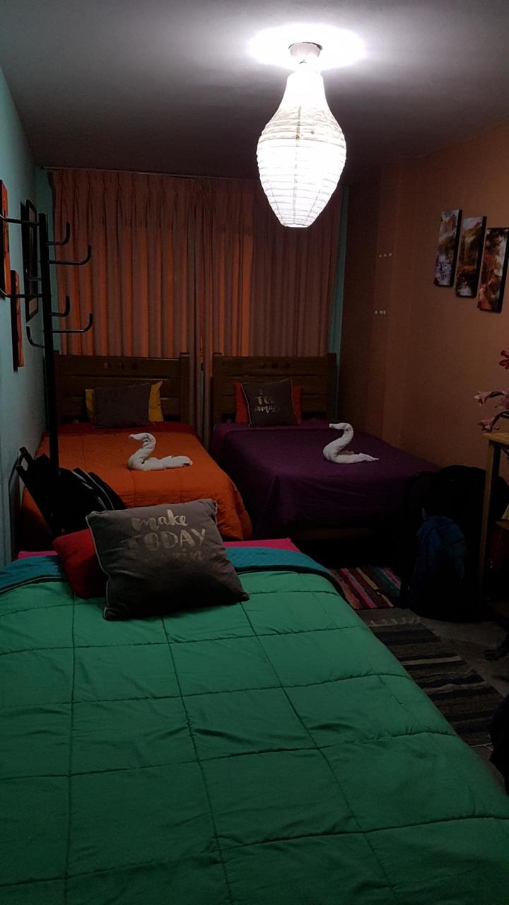 Our room at Hostel Mundo Albergue