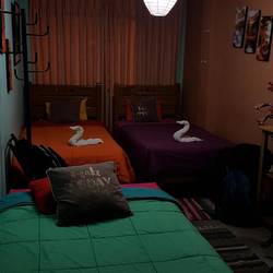 Our room at Hostel Mundo Albergue
