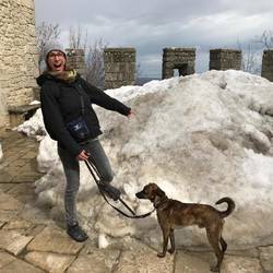 Japp, es lag noch viel Schnee.