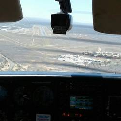 Coming into land at Alice