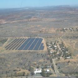 Solar panel farm in Alice