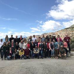 The Gate1 Gang on our final day together near Arachova, Greece