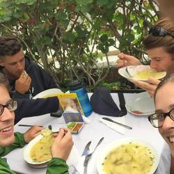 3 course meal for $3 (8 soles)