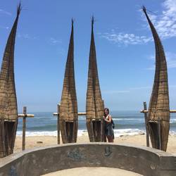 Reed Boats famous from the Huanchaco Area