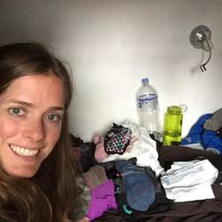 Packing and repacking for the Lares Trek