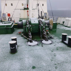 A light dusting early in the morning