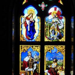 The King had a private collection of stained glass