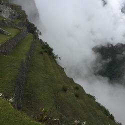 A view of the argicultural terraces