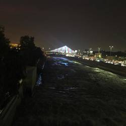 Light show across the river