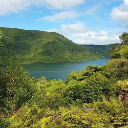 Zuerst zum Green Lake getramt...
