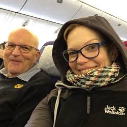 Ich im Flieger - Ice Ice Cold!!